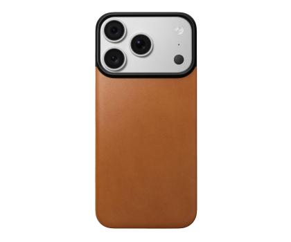 Etui do telefonów Nomad Magnetic Leather Back iPhone 18 Pro / 17 Pro MagSafe (saddle